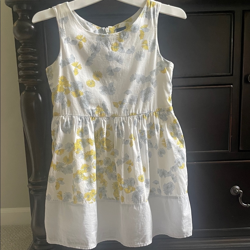 GAP Kids Floral Dress - White and Yellow